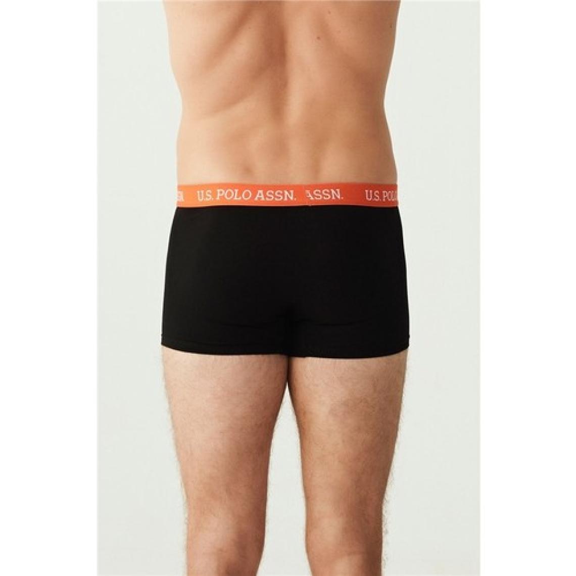 U.S. Polo Assn. Erkek Siyah 3'lü Boxer 80253
