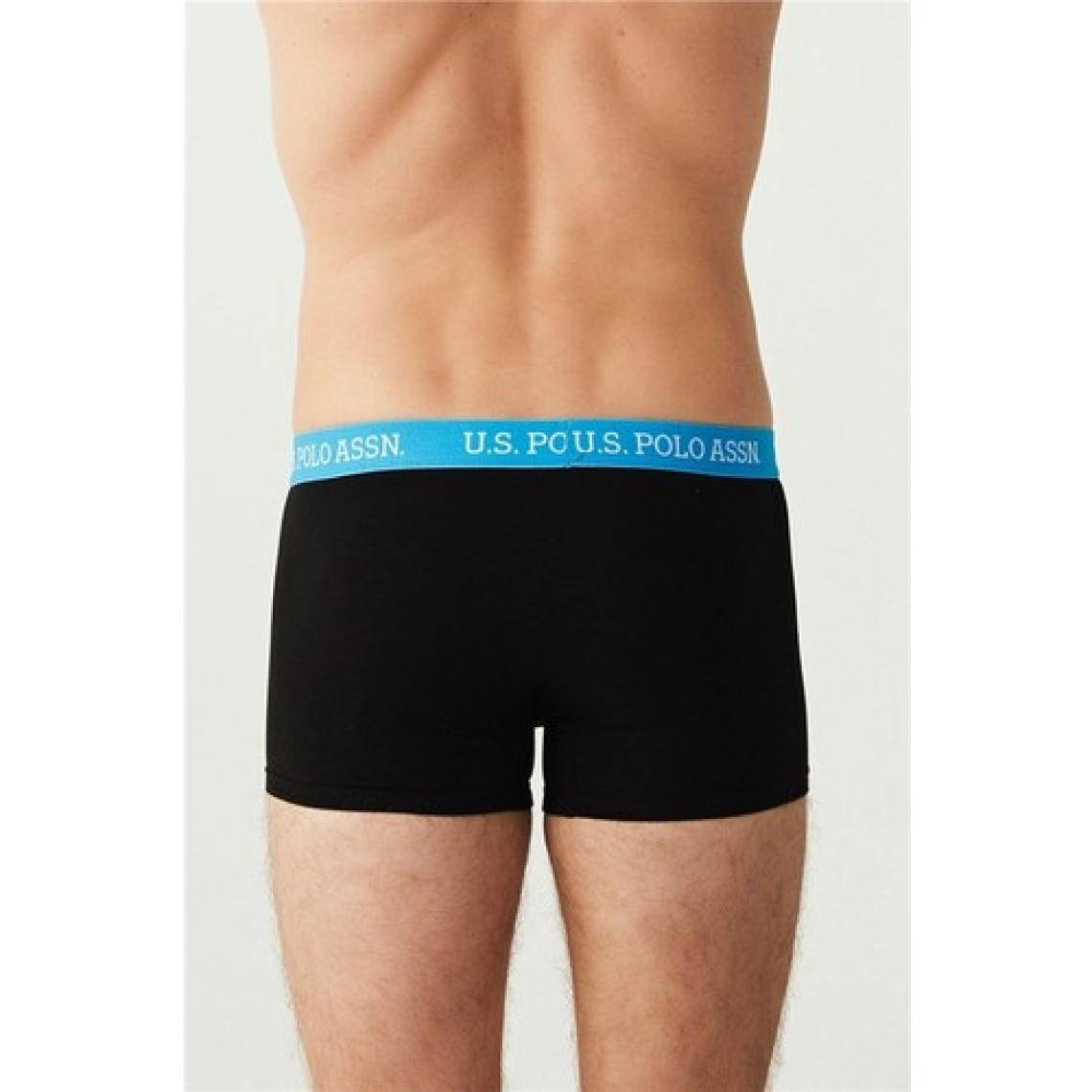 U.S. Polo Assn. Erkek Siyah 3'lü Boxer 80253