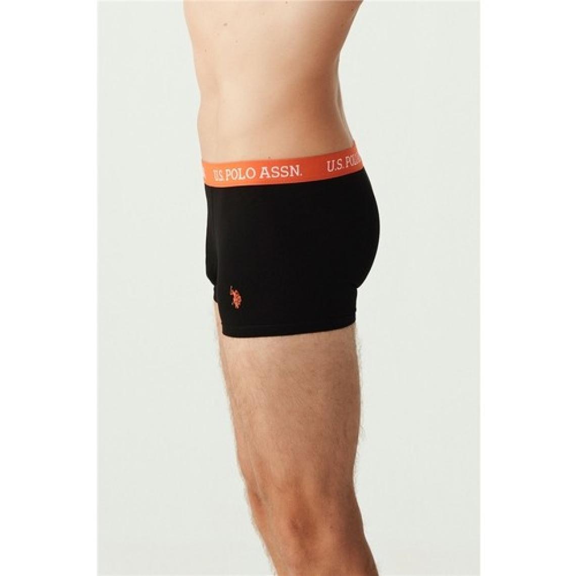 U.S. Polo Assn. Erkek Siyah 3'lü Boxer 80253
