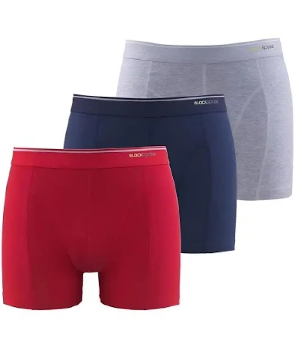 Blackspade Erkek Boxer 3'lü Paket Tender Cotton 9673