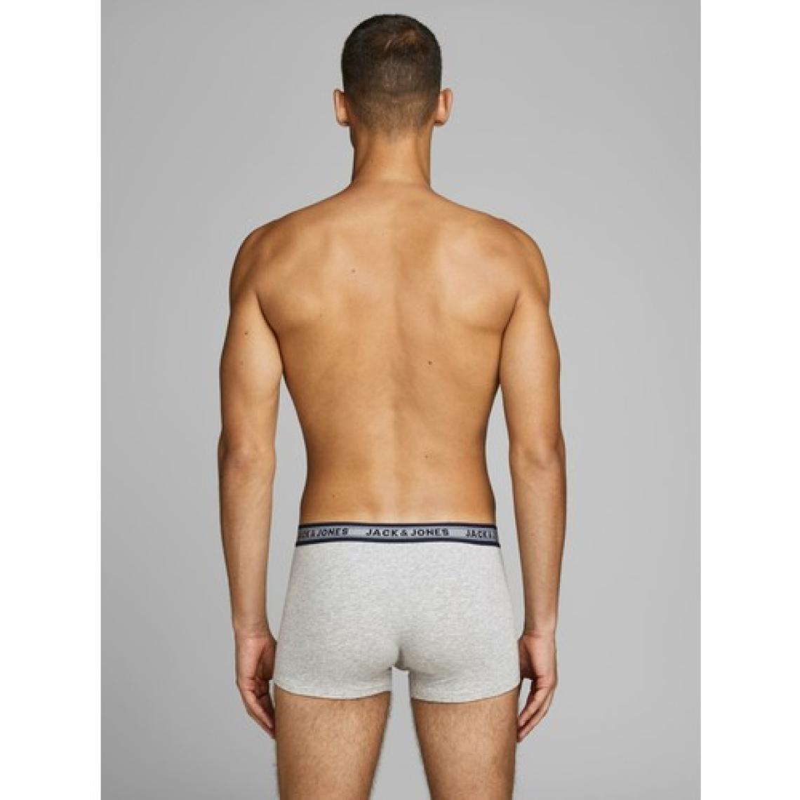 Jack & Jones Erkek Dark Grey Melange Boxer