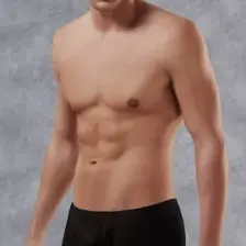 DOREANSE 1750 ERKEK MİNİ PAÇA SİYAH BOXER