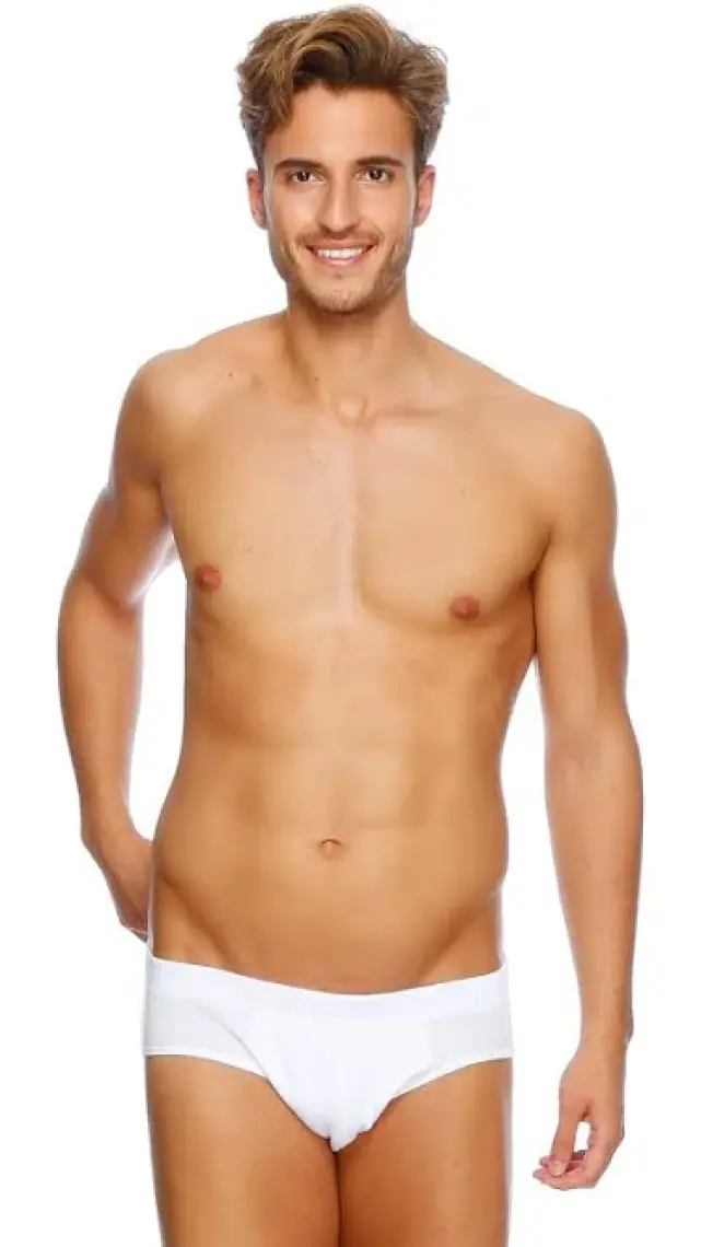 Eros Erkek 2'li Penye Slip Beyaz ES011524