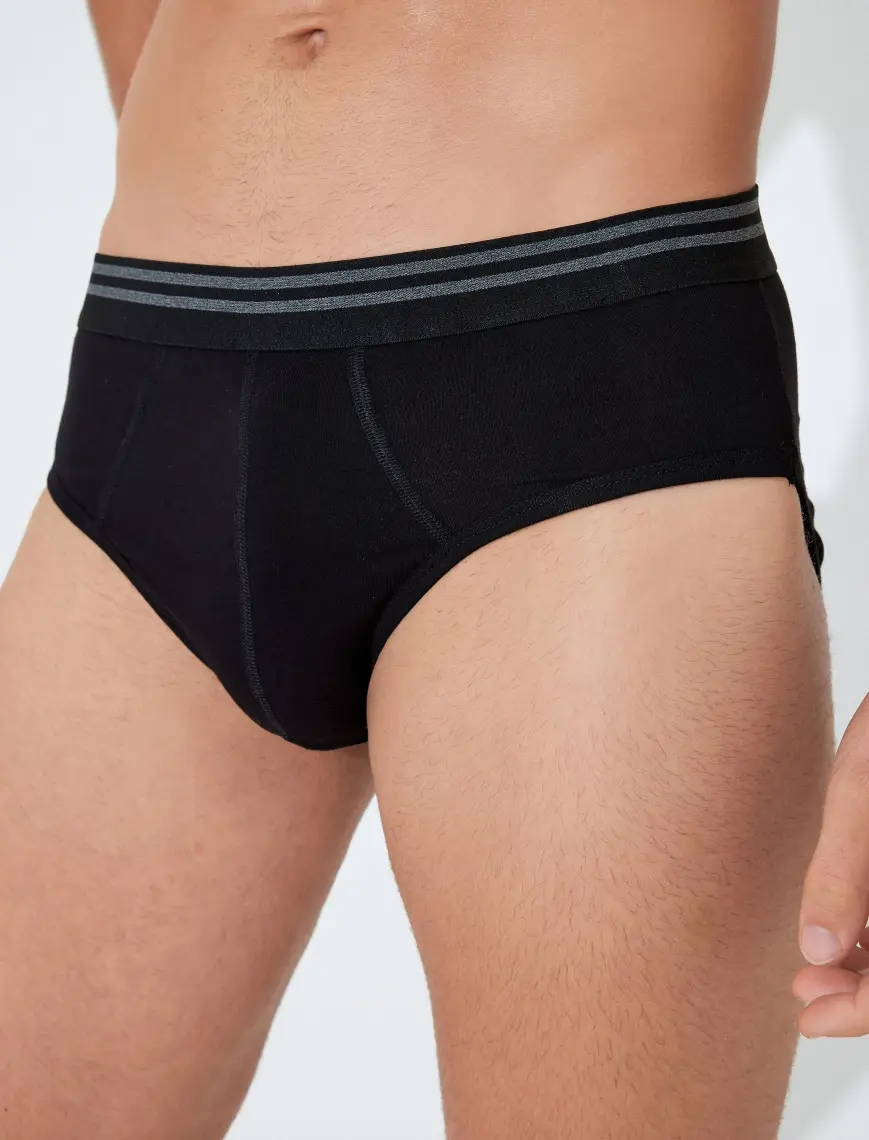 Koton Slip Boxer Seti 3'lü Çok Renkli Pamuklu