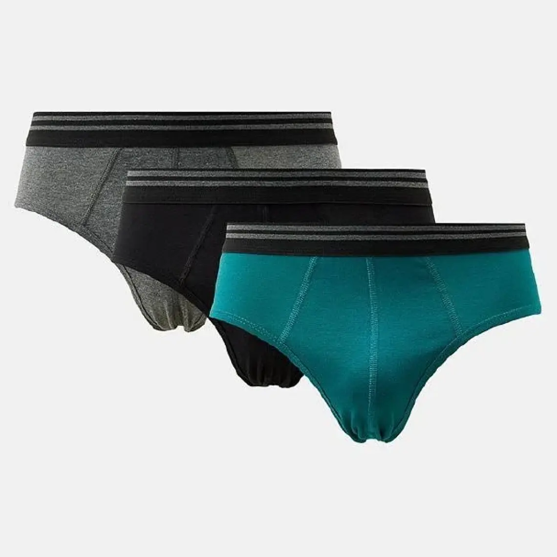Koton Slip Boxer Seti 3'lü Çok Renkli Pamuklu