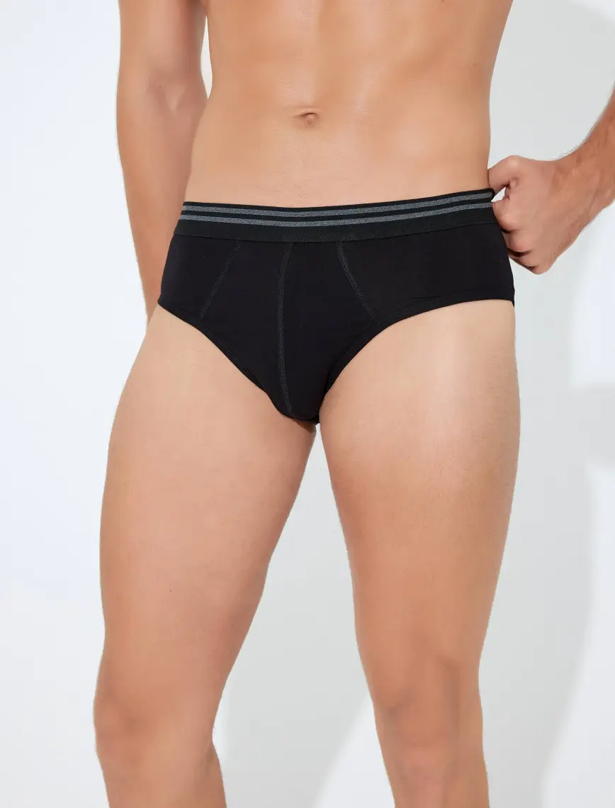 Koton Slip Boxer Seti 3'lü Çok Renkli Pamuklu