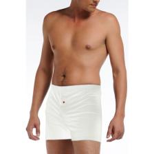 Çift Kaplan Erkek Penye Beyaz Boxer 0805