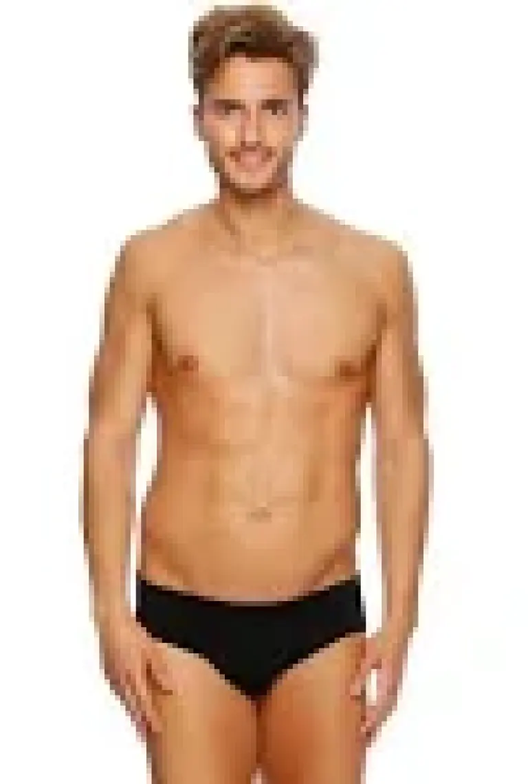 Eros Erkek 2'li Penye Slip Siyah ES011524