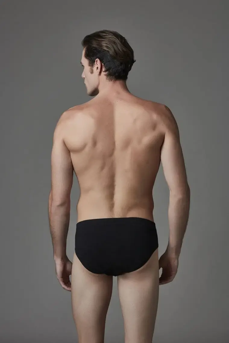 Eros Erkek 2'li Penye Slip Siyah ES011524