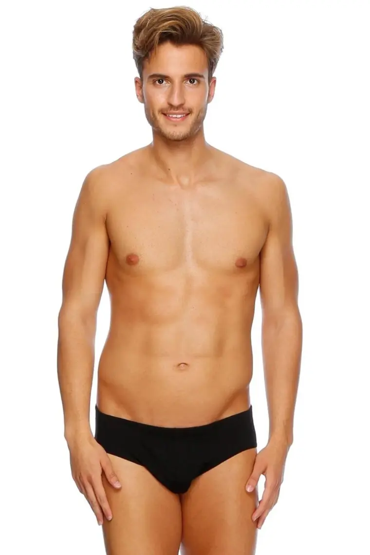 Eros Erkek 2'li Penye Slip Siyah ES011524