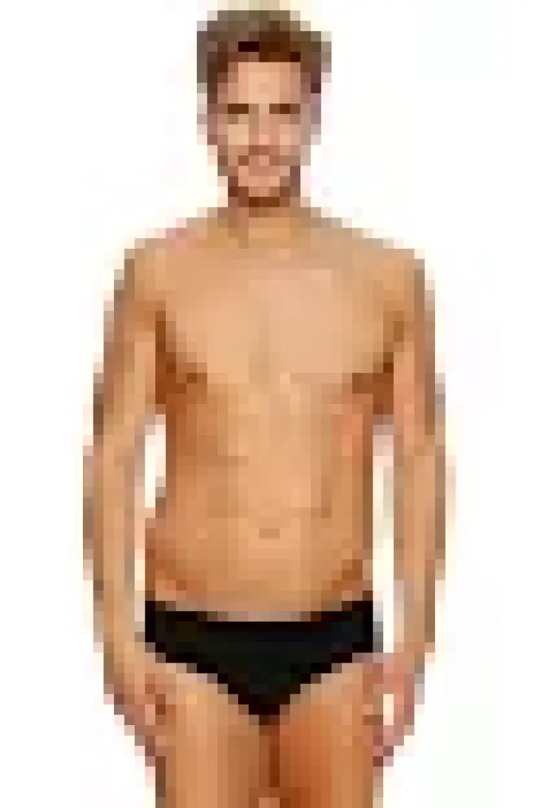 Eros Erkek 2'li Penye Slip Siyah ES011524