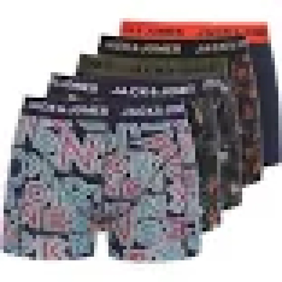 Jack & Jones Karışık 5'li Boxer Paketi - Simon