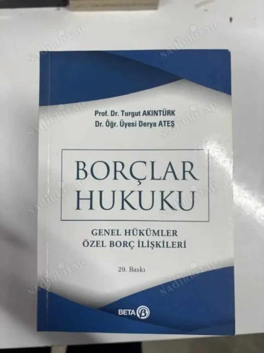 Borçlar Hukuku - Turgut Akıntürk