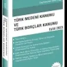 Türk Medeni Kanunu ve Türk Borçlar Kanunu Serisi Eylül 2023