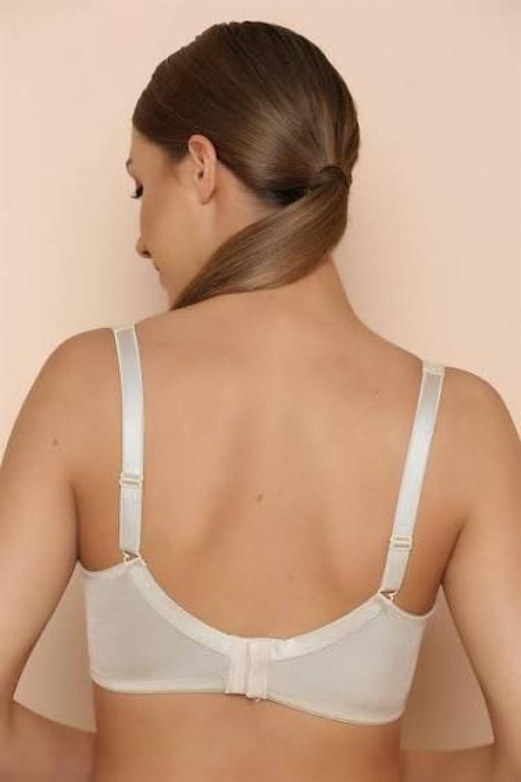 Le Jardin 9200-C Balenli Desteksiz Tül Detaylı Soft C Cup Toparlayıcı Sütyen