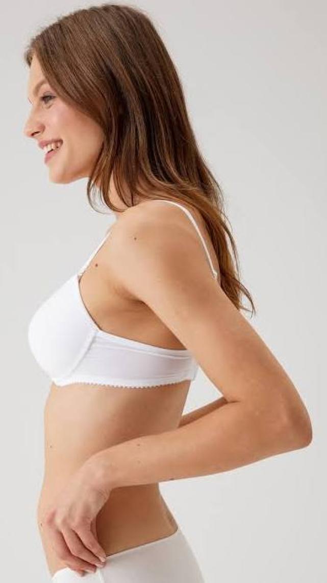Pierrecardin 2'li Ekonomik Paket Beyaz 6005 Balenli Destekli Micro Sütyen Set