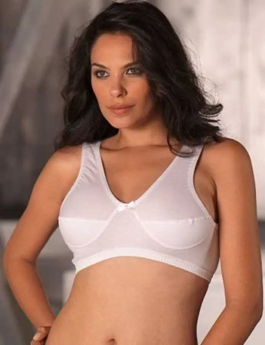 Şahinler Geniş Büstiyer Atlet & Sütyen Beyaz MB016