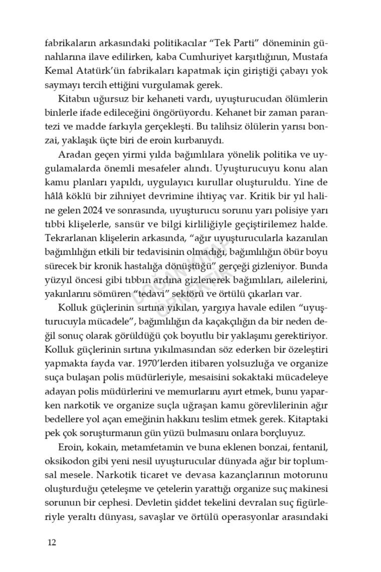Overdose Türkiy / Narkoelitlerden Mafyaya Uyuşturucunun Yüzyıllık Istilası - F. Cengiz Erdinç