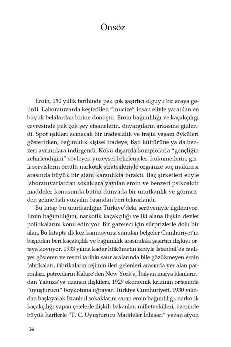 Overdose Türkiy / Narkoelitlerden Mafyaya Uyuşturucunun Yüzyıllık Istilası - F. Cengiz Erdinç