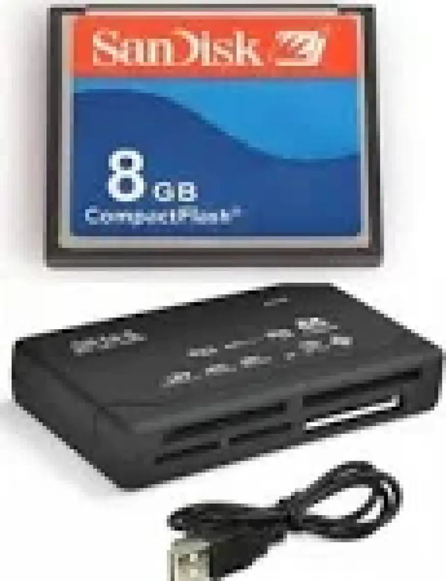 Sandisk 8 GB Compact  Flash  Hafıza Kartı - USB 2.0  Cf Kart Okuyucu