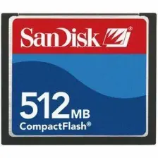 Sandisk 512 Mb Compack Flash Hafıza Kartı