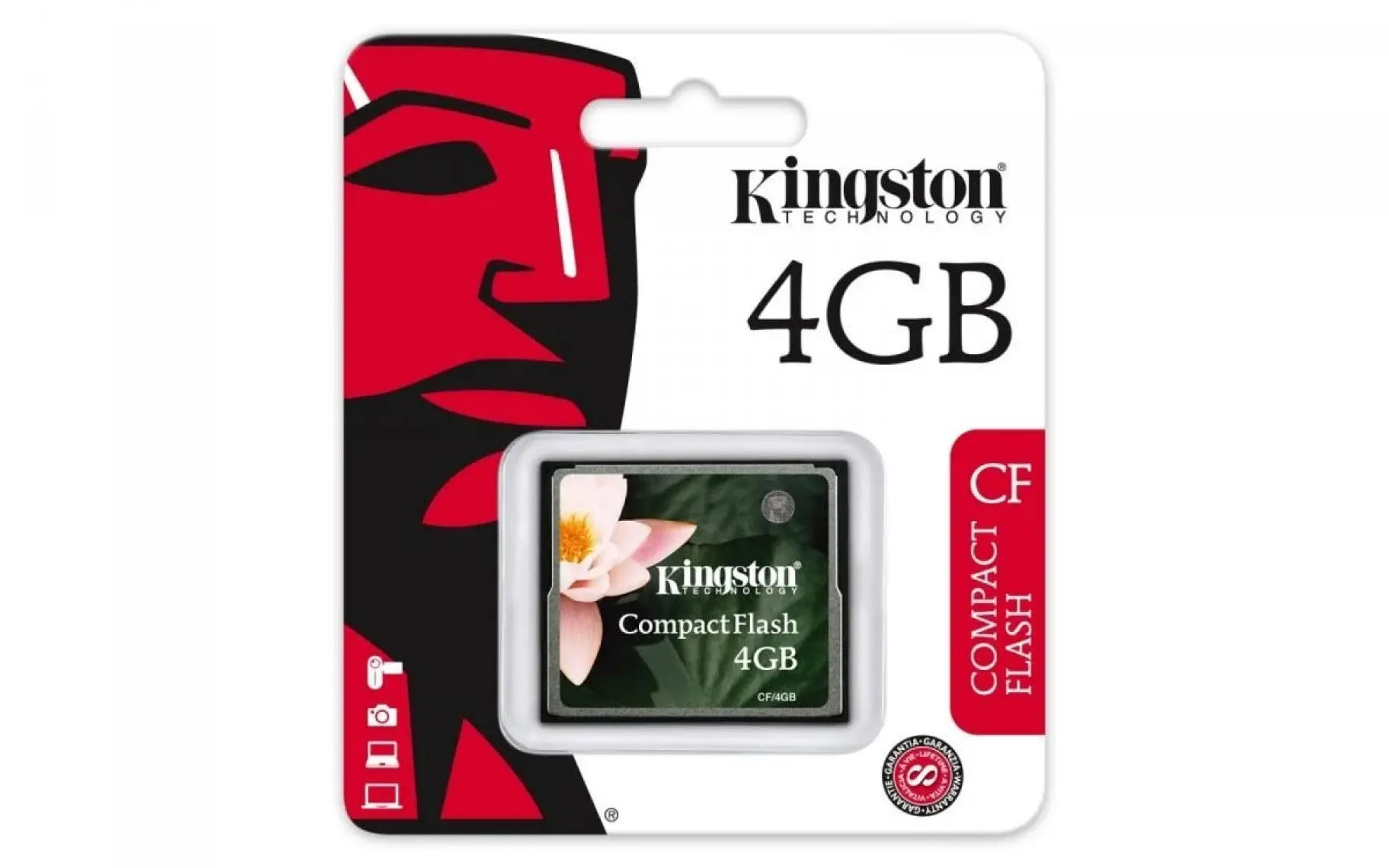 Kingston 4 GB Compact Flash Hafıza Kartı CF/4GB