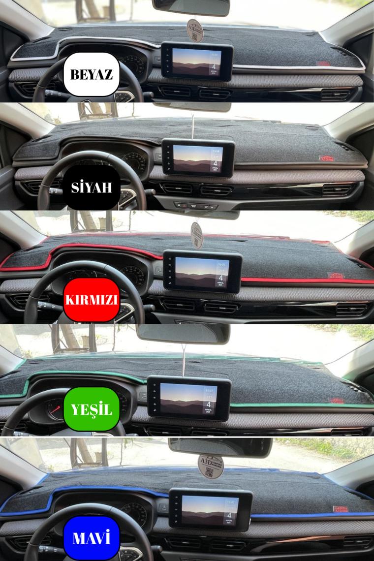 A3D Torpido Koruma Dacia Sandero Stepway 2010-2015 Ön Göğüs / Panel /  Torpido Koruması - Kılıfı - Halısı