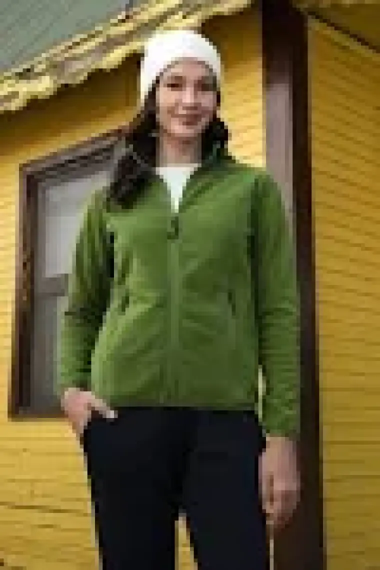 Lela Slim Fit Anti-Pilling Tüylenme Yapmayan Fermuarlı Cepli Polar Hırka Bayan POLAR 5907002