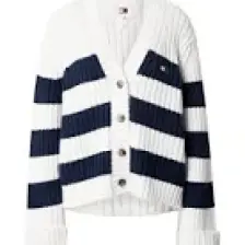 Tommy Jeans Beyaz Kadın Hırka Tjw Rwb Back Flag Cardıgan Ext