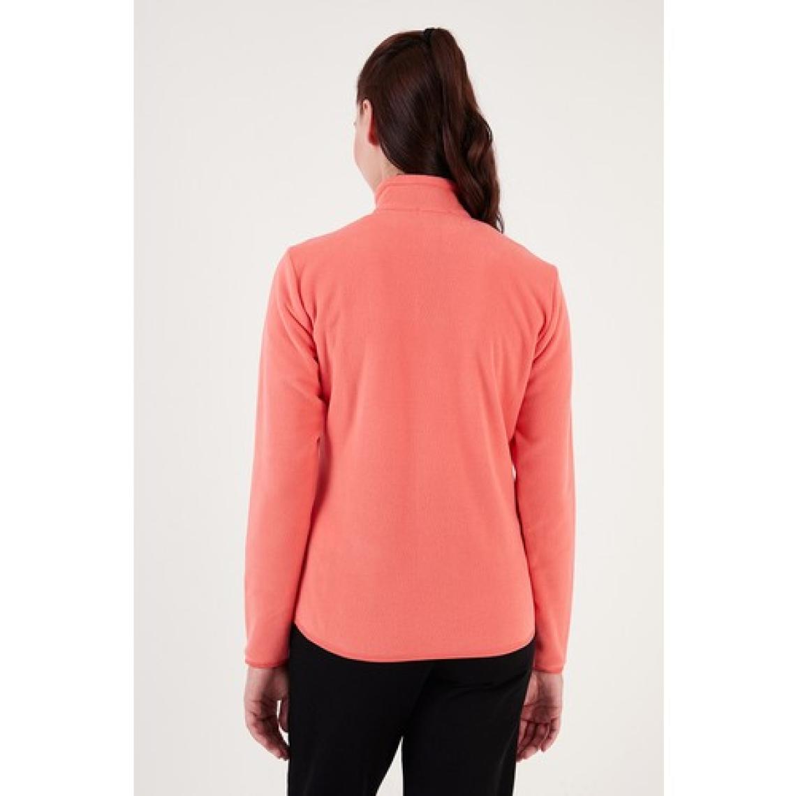 Lela Slim Fit Anti-Pilling Tüylenme Yapmayan Fermuarlı Cepli Polar Hırka Bayan POLAR 5907002