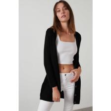 Lela % 100 Soft Akrilik Triko Örme Uzun Hırka Kadın HIRKA 4615044