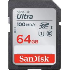 Sandisk Ultra Sdhc 64GB 100MB/S Class 10 Uhs-I Hafıza Kartı SDSDUNR-064G-GN6IN