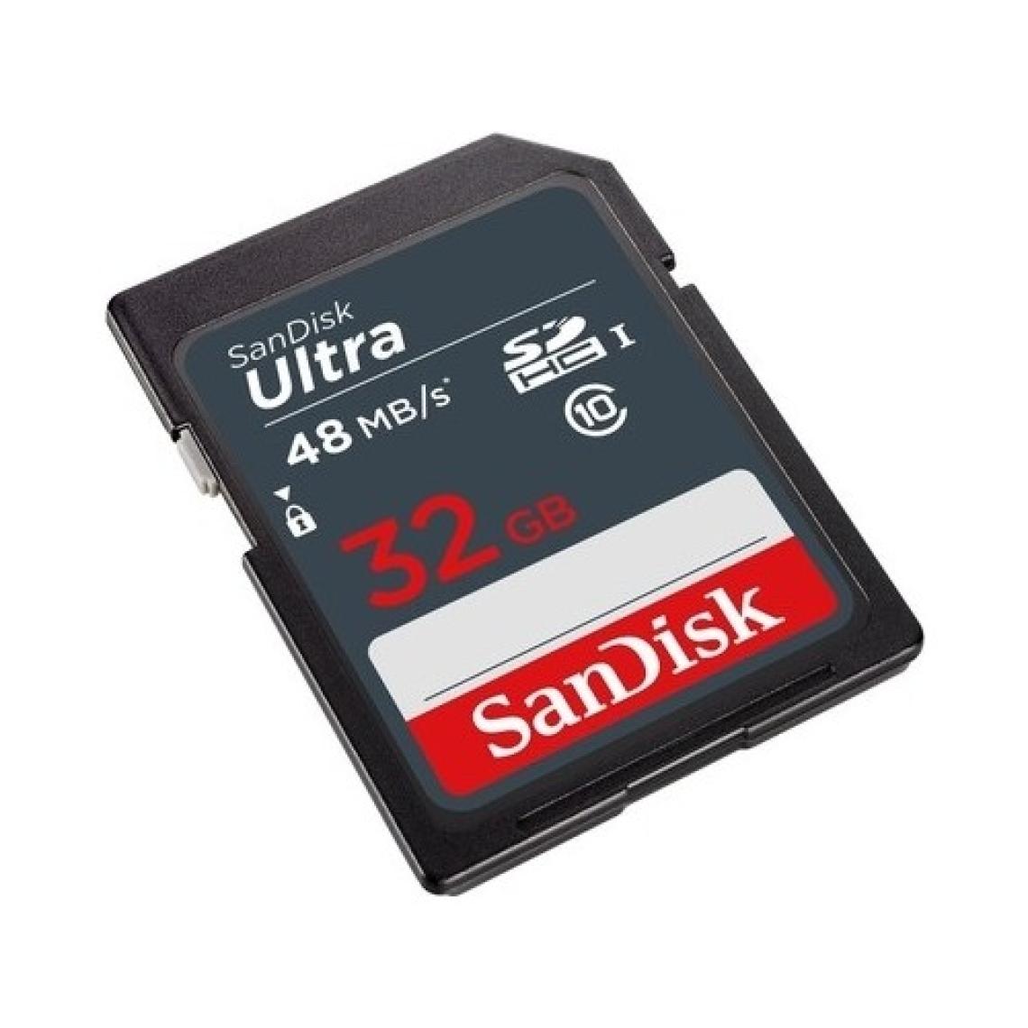 SanDisk Ultra SDHC 32GB 48MB/s Class 10 UHS-I Hafıza Kartı SDSDUNB-032G-GN3IN