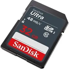 SanDisk Ultra SDHC 32GB 48MB/s Class 10 UHS-I Hafıza Kartı SDSDUNB-032G-GN3IN