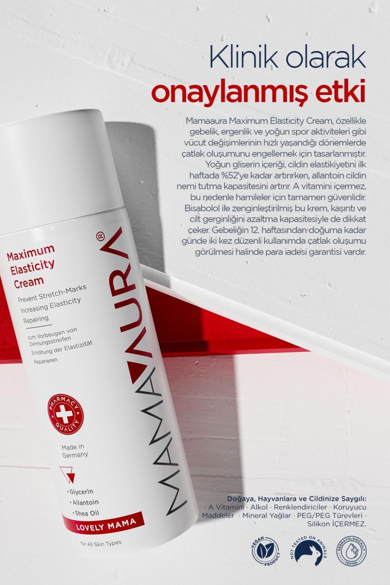 - Hamileler Için Çatlak Önleyici - Maximum Elasticity Cream 100 Ml