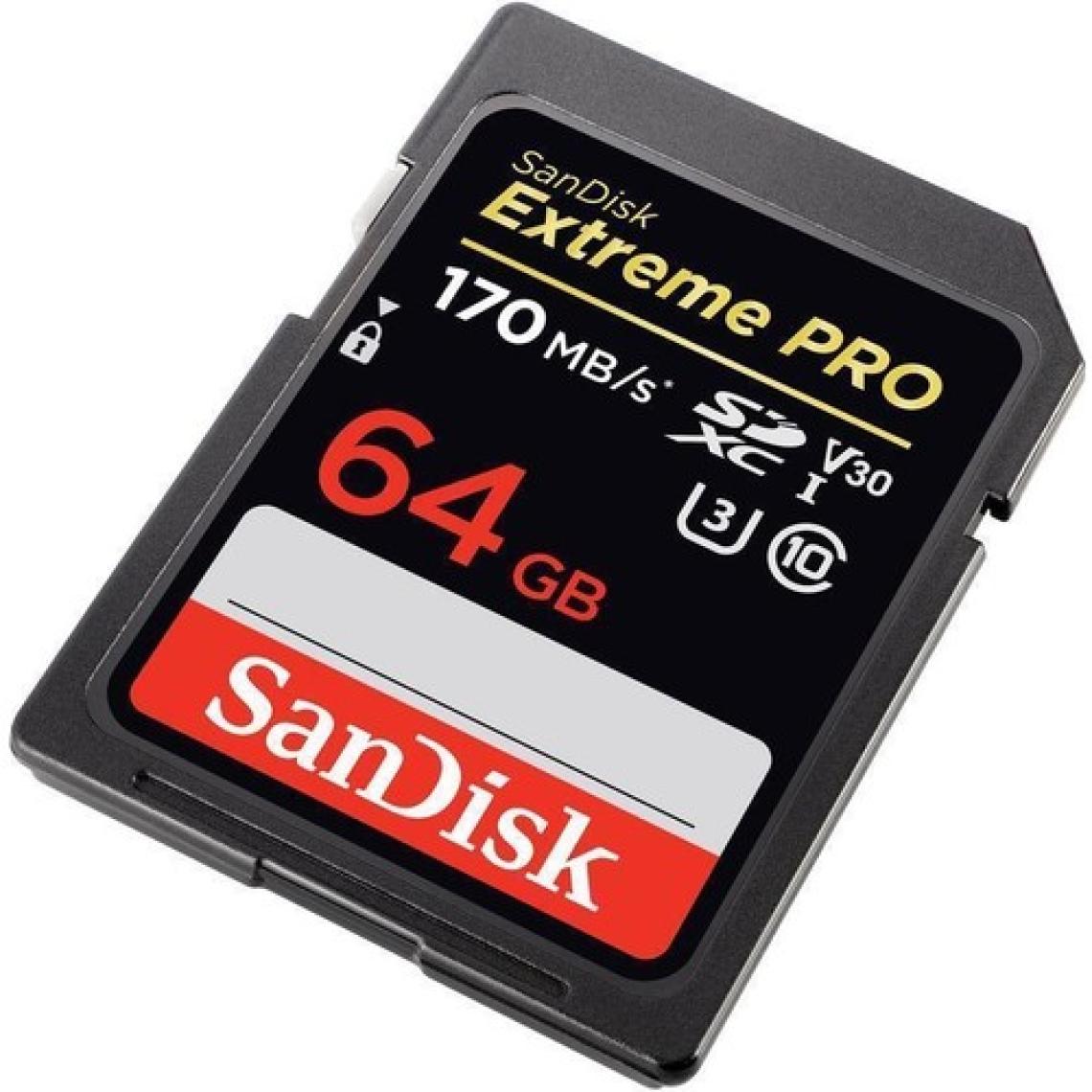 SanDisk Extreme Pro SDSDXXY-064G-GN4IN Class 10 UHS-I U3 V30 64 GB Hafıza Kartı