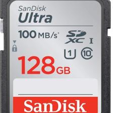 Ultra Sdhc 128gb 100mb/s Class 10 Uhs-ı Sdsdunr-128g-gn6ın Hafıza Kartı