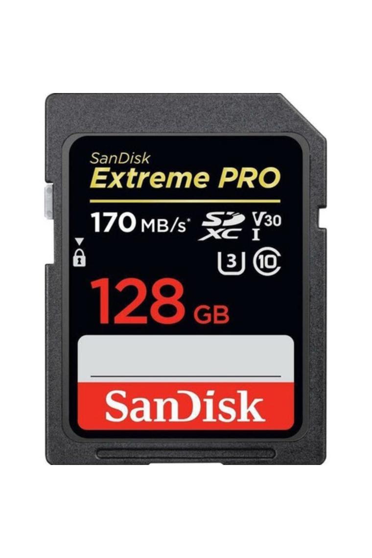 Extreme Pro 128GB 170Mb/s V30 UHS-I U3 SDSDXXY-128G-GN4IN SDXC Hafıza Kartı