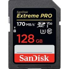 Extreme Pro 128GB 170Mb/s V30 UHS-I U3 SDSDXXY-128G-GN4IN SDXC Hafıza Kartı