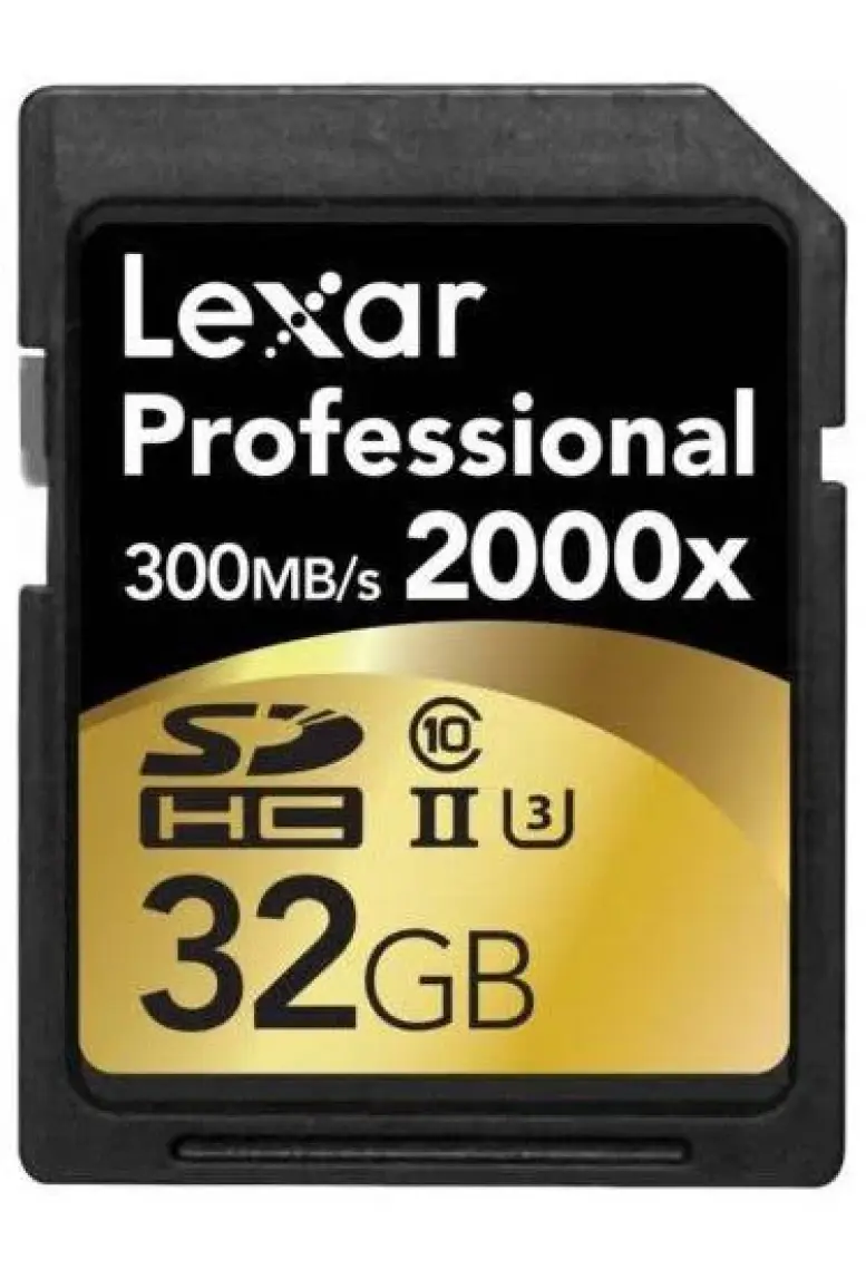 Lexar 32GB 2000x Professional SDHC Hafıza Kartı + USB Kart Okuyucu UII 300MB/sn (LSD32GCRBEU2000R)