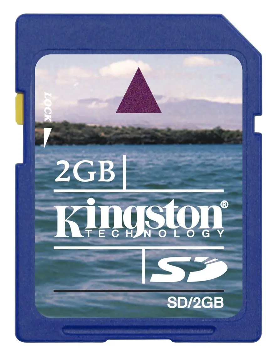 Kingston 2 GB Secure Digital Hafıza Kartı SD/2GB