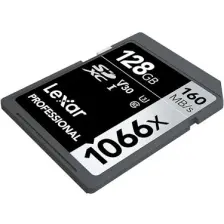 Lexar 128GB 1066X SDXC UHS-I 4K UHD V30 U3 C10 160MB/sn Hafiza Kartı (Silver Series)