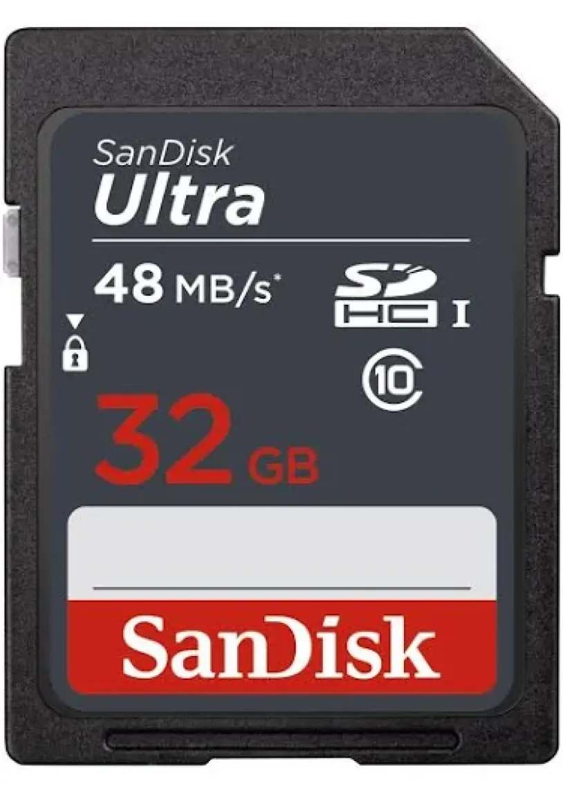 SanDisk Ultra SDHC 32GB 48MB/s Class 10 UHS-I Hafıza Kartı SDSDUNB-032G-GN3IN