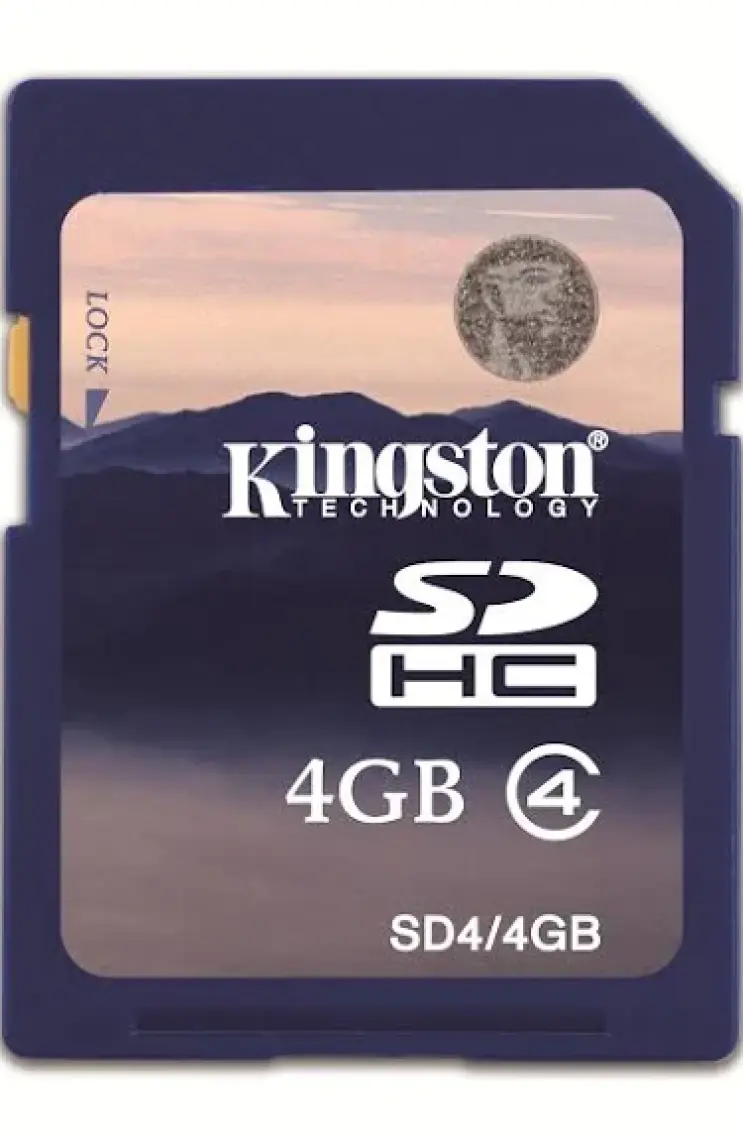 Kingston 4 GB Class 4 SDHC Hafıza Kartı SD4/4GB