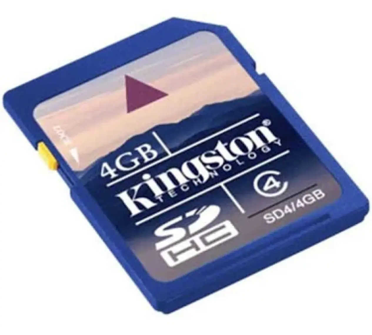 Kingston 4 GB Class 4 SDHC Hafıza Kartı SD4/4GB
