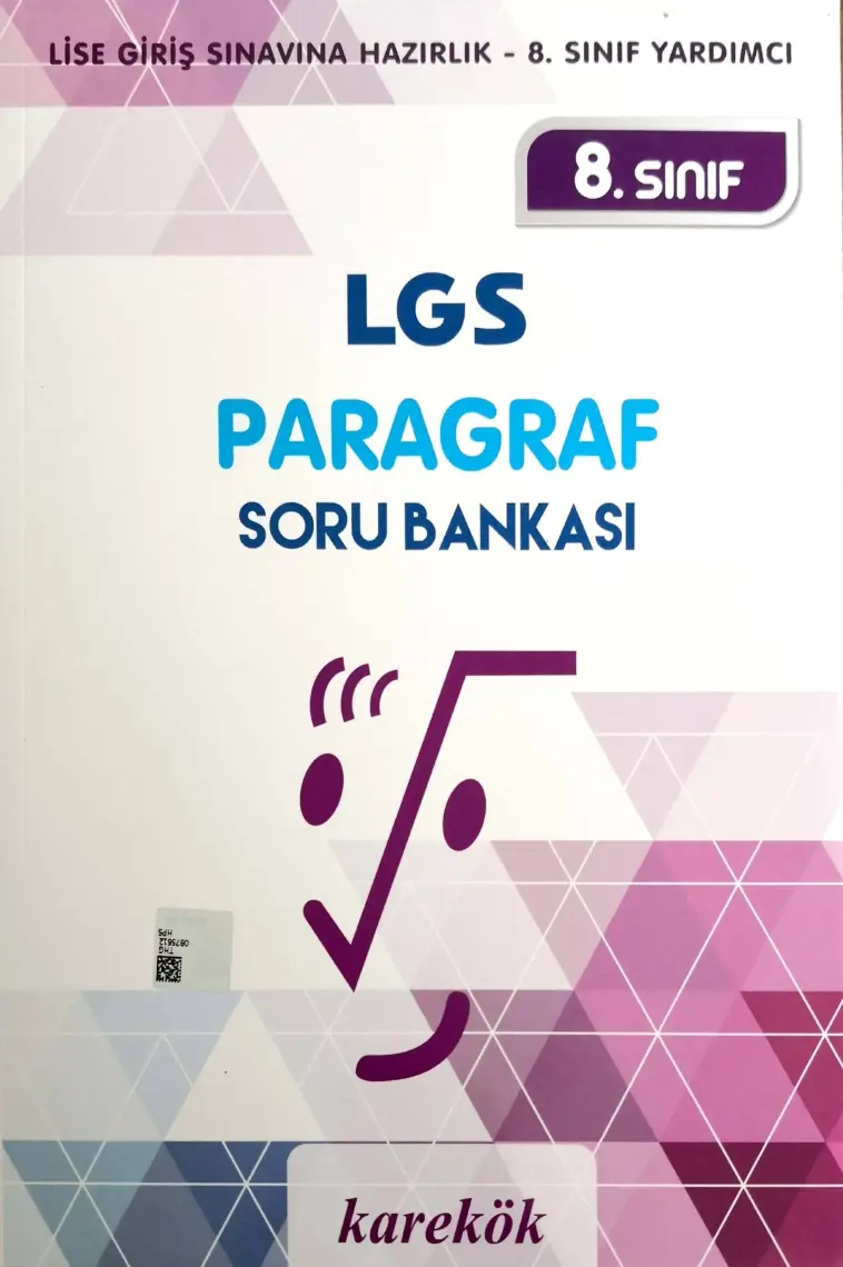 Karekök Yayıncılık 8. Sınıf LGS Paragraf Soru Bankası