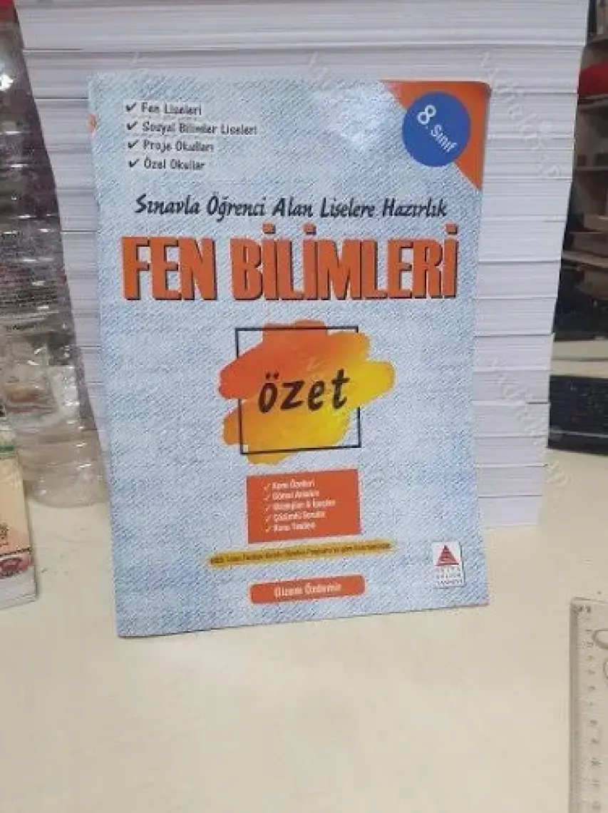 Delta Kültür Yayınevi 8. Sınıf Fen Bilimleri Özet  Liselere Hazırlık
