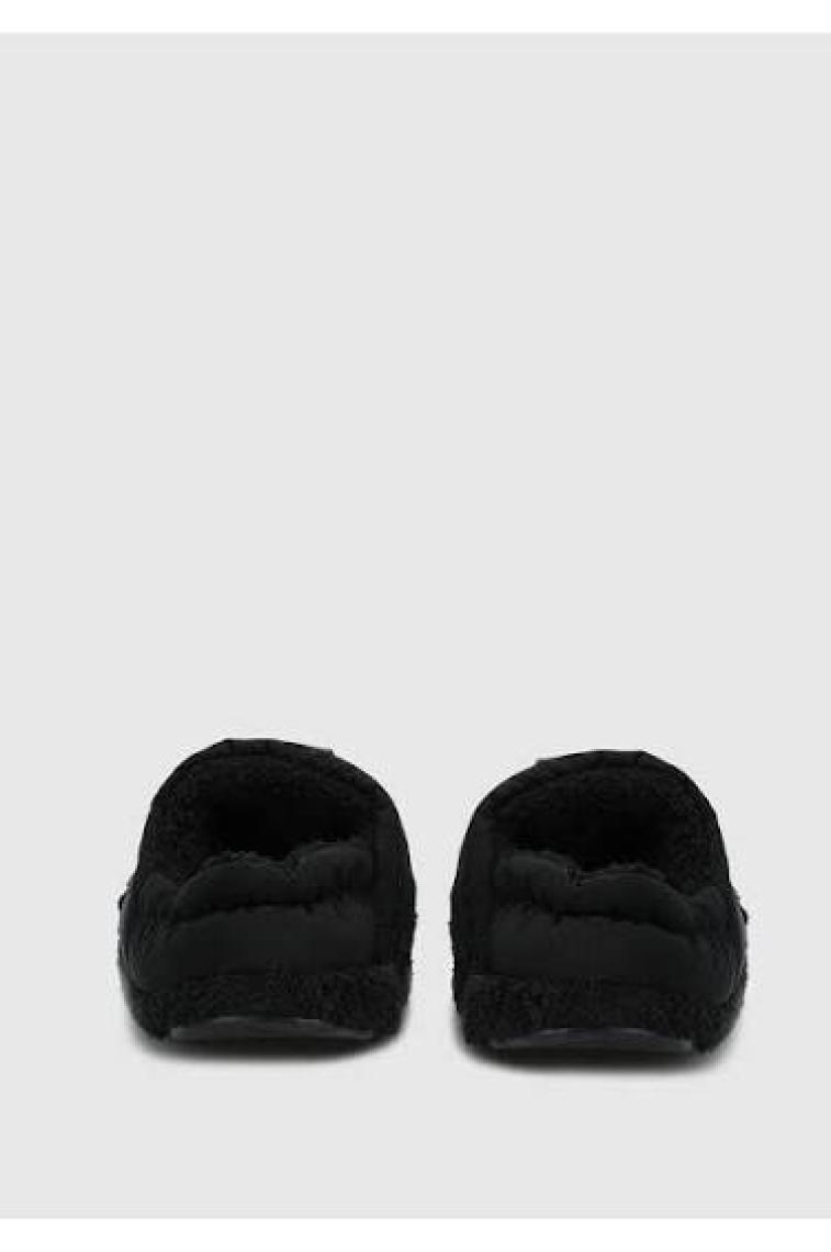 Peluche Black Parachute Men Slipper Erkek Günlük Ev Pandufu Par-Esh Siyah