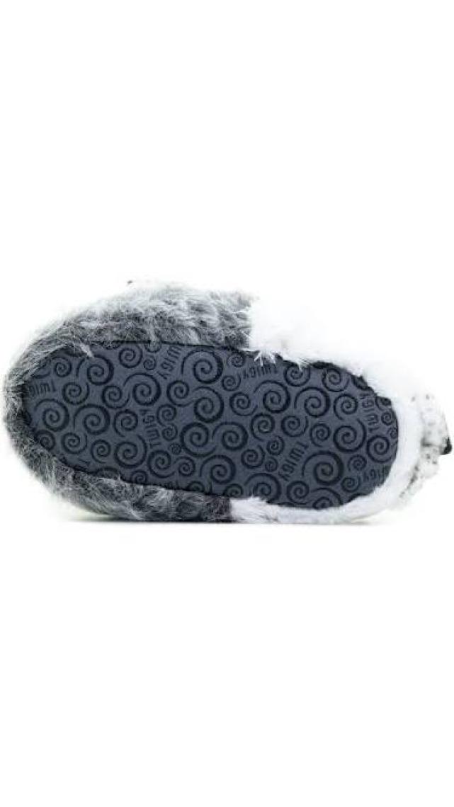 Twigy Husky Erkek Hayvanlı Panduf Gri 40/45 CC0530