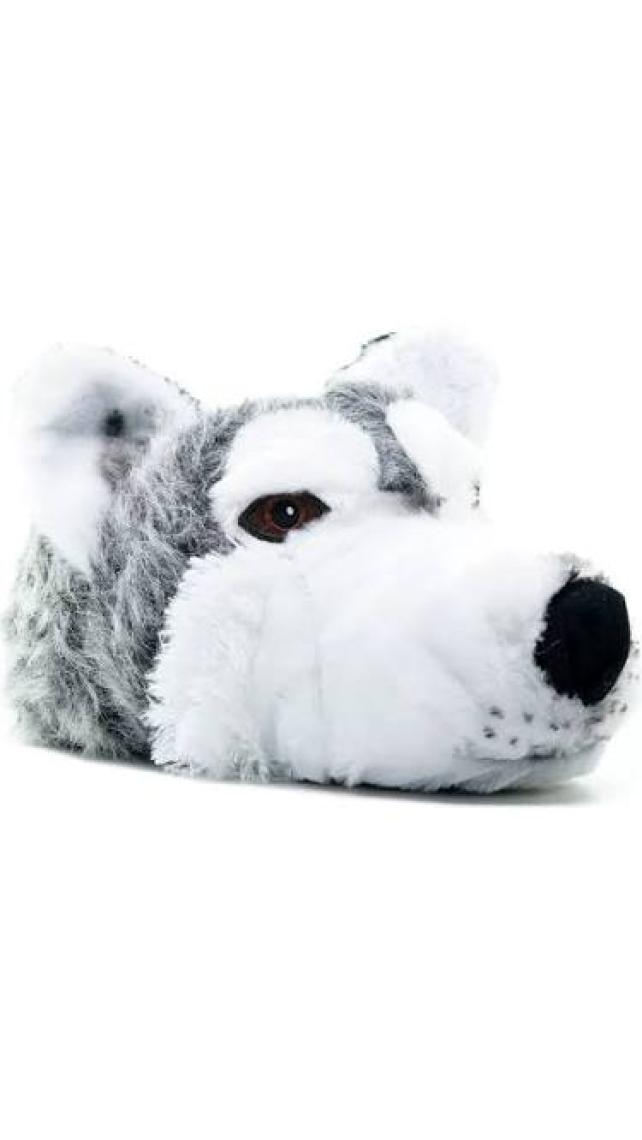 Twigy Husky Erkek Hayvanlı Panduf Gri 40/45 CC0530